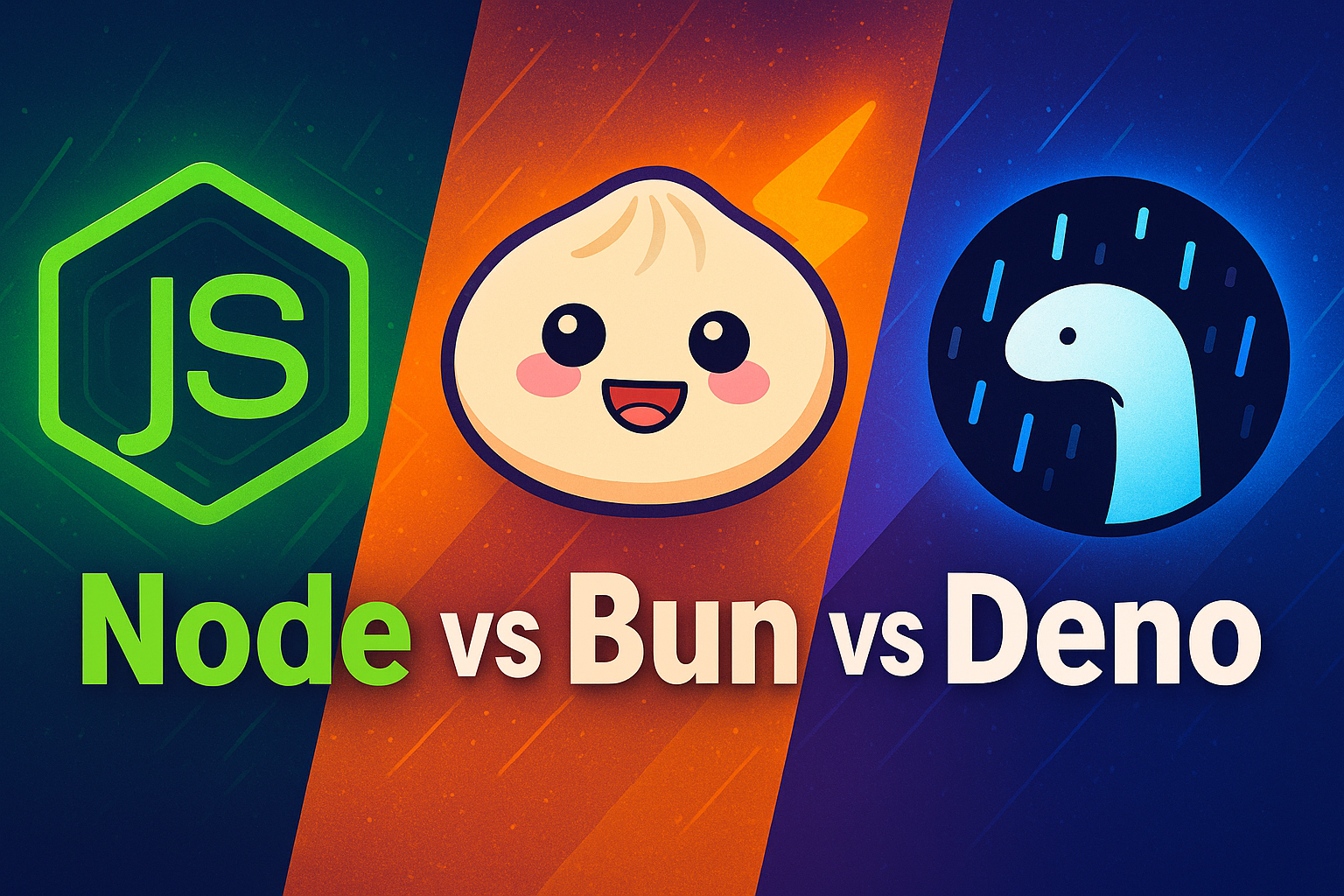 Node.js vs Bun vs Deno JavaScript Runtime Comparison